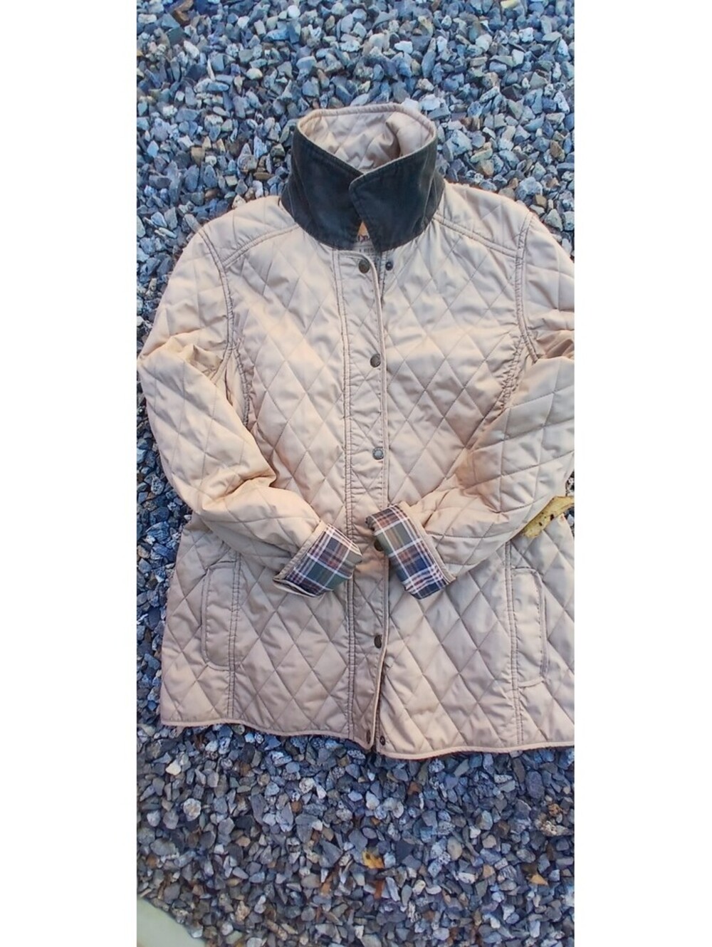 L.L. Bean .Vintage Women's Quilted Riding Jacket /Barn coat. Sz L